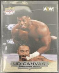 Powerhouse Hobbs Wrestling Cards 2022 Upper Deck AEW UD Canvas Prices