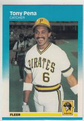 Tony Pena #617 Baseball Cards 1987 Fleer Prices