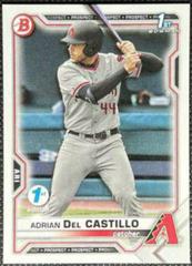 Adrian Del Castillo #BD-108 Baseball Cards 2021 Bowman Draft 1st Edition Prices