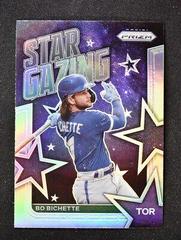Bo Bichette [Silver Prizm] #SG-8 Baseball Cards 2022 Panini Prizm Star Gazing Prices