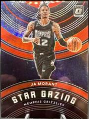 Ja Morant [Red] #4 Basketball Cards 2022 Panini Donruss Optic Star Gazing Prices