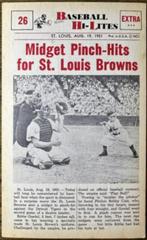 Midget Pinch-Hits #26 Baseball Cards 1960 NU Card Baseball Hi Lites Prices