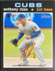 Anthony Rizzo [Red Ink] #ARI Baseball Cards 2020 Topps Heritage Real One Autographs Prices