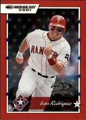 Ivan Rodriguez #9 Baseball Cards 2001 Donruss Prices