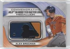 Alex Bregman #MLBL-AB Baseball Cards 2022 Topps MLB Logo Medallion Relics Prices