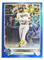 Fernando Tatis Jr. [Blue] #100 Baseball Cards 2022 Topps Chrome Logofractor Prices