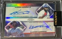 Vladimir Guerrero, Vladimir Guerrero Jr. Baseball Cards 2023 Topps Chrome Update Dual Autographs Prices