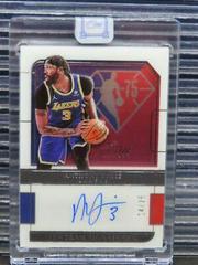 Anthony Davis Basketball Cards 2021 Panini One and One 75th Team Signatures Prices