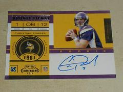 Christian Ponder [Autograph] #205 Football Cards 2011 Playoff Contenders Prices