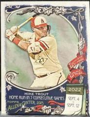 Mike Trout #SS-39 Baseball Cards 2023 Topps Allen & Ginter Spotless Spans Prices