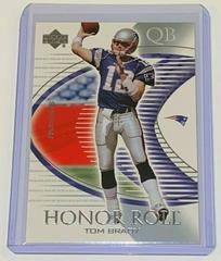 Tom Brady #59 Football Cards 2003 Upper Deck Honor Roll Prices