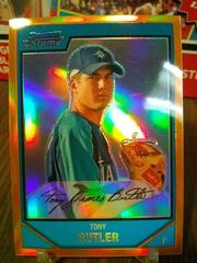 Tony Butler [Orange Refractor] Baseball Cards 2007 Bowman Chrome Prospects Prices