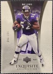 Ray Lewis Football Cards 2005 Upper Deck Exquisite Collection Prices
