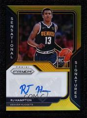 RJ Hampton [Gold Prizm] Basketball Cards 2020 Panini Prizm Sensational Signatures Prices