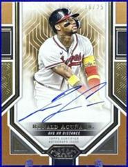 Ronald Acuna Jr. [Bronze Ink] #T1A-RAC Baseball Cards 2023 Topps Tier One Autographs Prices