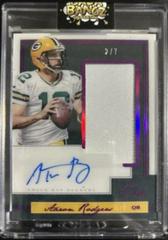 Aaron Rodgers [Patch Autograph Red] #148 Football Cards 2018 Panini One Prices
