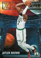 Jaylen Brown #7 Basketball Cards 2022 Panini Hoops Zero Gravity Prices