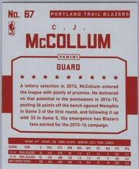 C.J. McCollum Basketball Cards 2015 Panini Hoops Prices