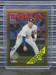 Oswald Peraza [Gold] Baseball Cards 2023 Topps Chrome 1988 Prices