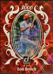 Lou Brock [Red] #M3K-16 Baseball Cards 2023 Panini Donruss Mr. 3000 Prices
