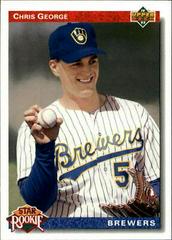 Chris George #9 Baseball Cards 1992 Upper Deck Prices