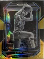 Larry Bird [Black Gold] #95 Basketball Cards 2023 Panini Prizm Draft Picks Prices
