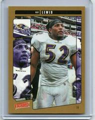 Ray Lewis [Gold] #25 Football Cards 2001 Upper Deck Victory Prices