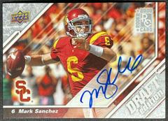 Mark Sanchez [Autograph Silver] #102 Football Cards 2009 Upper Deck Draft Edition Prices