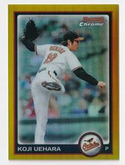 Koji Uehara [Blue Refractor] #28 Baseball Cards 2010 Bowman Chrome Prices
