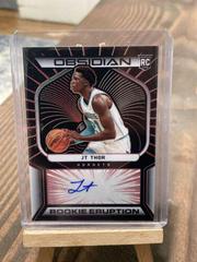 JT Thor [Red] Basketball Cards 2021 Panini Obsidian Rookie Eruption Signatures Prices