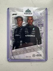 George Russell, Lewis Hamilton [Purple] Racing Cards 2023 Topps Eccellenza Formula 1 Prices