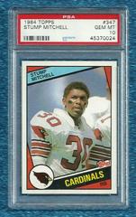 Stump Mitchell Football Cards 1984 Topps Prices