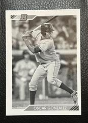 Oscar Gonzalez [Black & White] #BHP-109 Baseball Cards 2020 Bowman Heritage Prospects Prices