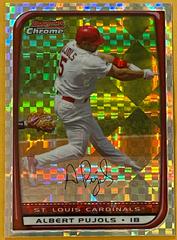 Albert Pujols [Refractor] #153 Baseball Cards 2008 Bowman Chrome Prices