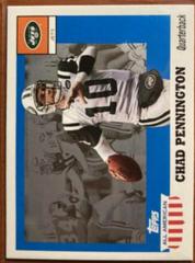 Chad Pennington #11 Football Cards 2003 Topps All American Prices