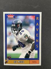 Ed Reed [Tiffany] #5 Football Cards 2003 Fleer Tradition Prices