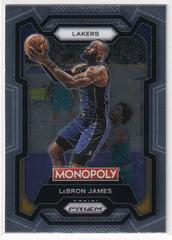LeBron James [Green] Basketball Cards 2023 Panini Prizm Monopoly Prices