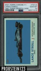 Lance Stroll #T61-LS Racing Cards 2021 Topps Chrome Formula 1 1961 Sports Cars Prices