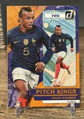 Jules Kounde [Orange] #8 Soccer Cards 2022 Panini Donruss Pitch Kings Prices