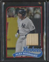 Alex Rodriguez [Black] #89BR-AR Baseball Cards 2024 Topps 1989 Relic Prices