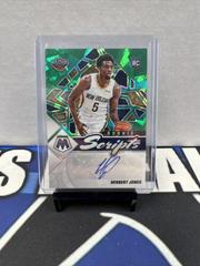 Herbert Jones [Green Ice] #RS-HJO Basketball Cards 2021 Panini Mosaic Rookie Scripts Autographs Prices