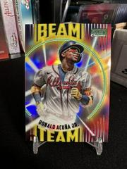 Ronald Acuna Jr. [Green] Baseball Cards 2022 Stadium Club Chrome Beam Team Prices