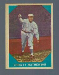Christy Mathewson #2 Baseball Cards 1960 Fleer Prices