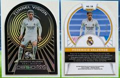 Federico Valverde [Yellow] #19 Soccer Cards 2022 Panini Obsidian Tunnel Vision Prices