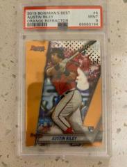Austin Riley [Orange Refractor] #4 Baseball Cards 2019 Bowman's Best Prices