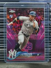 Clint Frazier [Pink Refractor] Baseball Cards 2018 Topps Chrome Update Prices