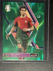 Joao Felix [Lava Green Refractor] #67 Soccer Cards 2023 Topps Finest Road to UEFA EURO Prices