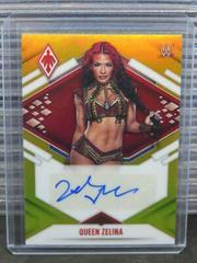 Queen Zelina [Gold] Wrestling Cards 2022 Panini Chronicles WWE Phoenix Autographs Prices