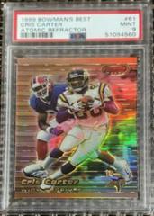 Cris Carter [Atomic Refractor] Football Cards 1999 Bowman's Best Prices