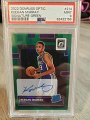 Keegan Murray [Signature Green] #214 Basketball Cards 2022 Panini Donruss Optic Prices